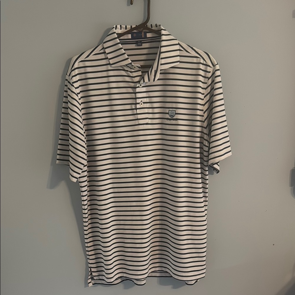 Men's Striped Polo Shirt